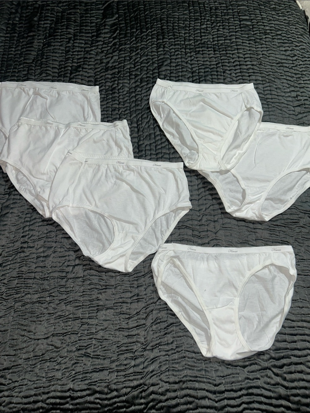 Hanes Women’s White Cotton Briefs - 6 Pack